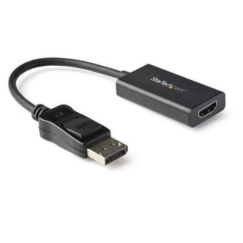 Startech Dp 1.4 To HDMI 2.0B Adapter, Hdr, 4K 60Ghz, Black, 3Yr
