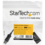 Startech Dp 1.4 To HDMI 2.0B Adapter, Hdr, 4K 60Ghz, Black, 3Yr