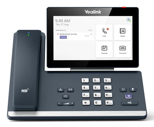 Yealink (Mp58) Desktop Phone With Handset, 7" Touch Screen, Ms Teams Wireless Handset