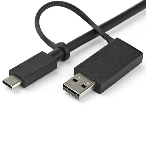 Startech Usb-C Usb-A Hybrid 4K Dock, Dual Display, Dp(2), Hdmi(2), Usb(3), 60W, 3Yr