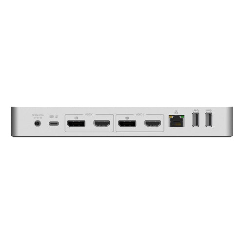 Startech Usb-C Usb-A Hybrid 4K Dock, Dual Display, Dp(2), Hdmi(2), Usb(3), 60W, 3Yr