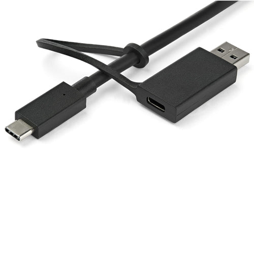 Startech Usb-C Usb-A Hybrid 4K Dock, Dual Display, Dp(2), Hdmi(2), Usb(3), 60W, 3Yr