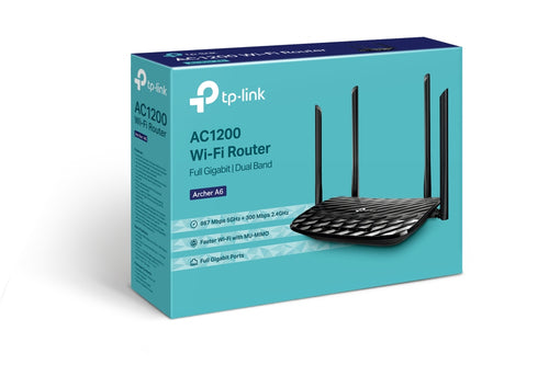Tp-Link Archer Ac1200 Dual-Band Router, Easymesh, Gbe(4), 3Yr
