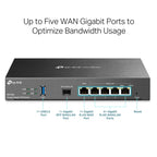 Tp-Link Omada Gigabit Vpn Router, Gbe Spf Wan/Lan(1), WAN (1), Lan/Wan(4), 5Yr