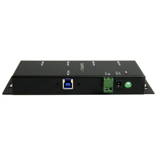 Startech 4 Port USB 3.0 Hub, Industrial, Metal, Esd Protection, Mount, 2Yr