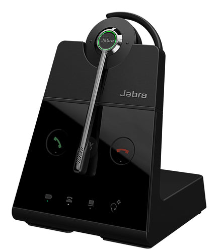 Jabra Wireless Engage 65 Se Convertible Dect Headset W/ Base, Softphone/Deskphone