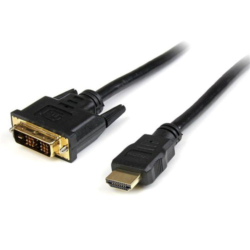 Startech 2M HDMI To Dvi-D Adapter Cable, Black, Ltw