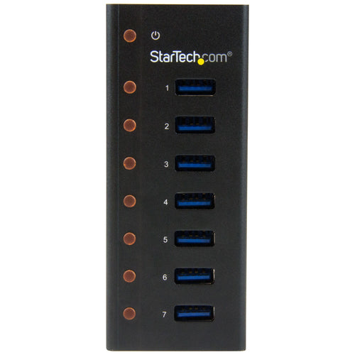 Startech 7 Port USB 3.0 Hub, Metal, Mount, 2Yr