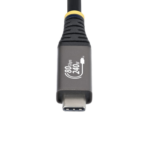 Startech 1.5M (5Ft) Usb4 Cable, Usb-If Certified Usb-C Cord, 80Gbps, Ltw