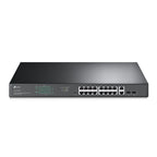 TP-Link 16-Port Easy Smart Gigabit Switch, PoE+(16), SFP(2), 250W, Metal Case