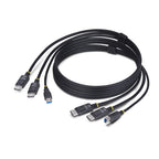 StarTech 6Ft (1.8M) Dual-Displayport And USB 5Gbps KVM Cable