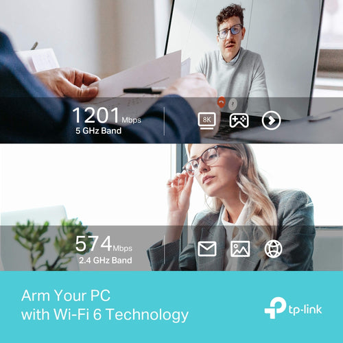 Tp-Link Archer Ax1800 Wi-Fi 6 Dual-Band USB 3.0 Adapter, High Gain, 3Yr