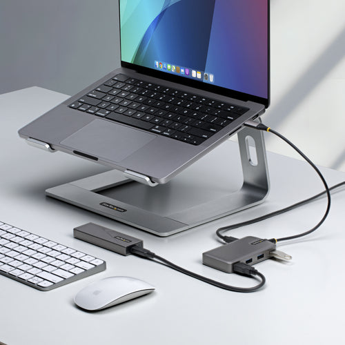 Startech 4-Port Usb-C Hub - 5Gbps - Bus Powered - USB C To 4X Usb-A Hub W/ Optional Auxili