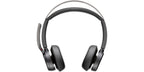 HP Poly Voyager Focus 2 MS Bt Stereo Anc Bt700 USB-C Dongle W/Charge Stand Inc USB-A Adap
