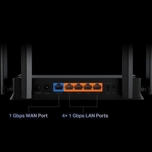 Tp-Link Archer Be3600 Wi-Fi 7 Dual-Band Router, Easymesh, Gbe(4), 3Yr