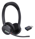 Yealink Bluetooth Dect (WH64) MS Stereo Hybrid Headset, Wdd60 Dect Dongle, No Base Station