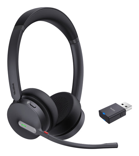 Yealink Bluetooth Dect (Wh64) Ms Stereo Hybrid Headset, Wdd60 Dect Dongle, No Base Station