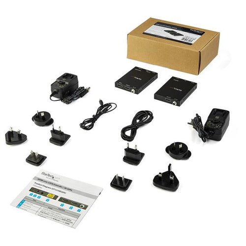 Startech HDMI Over Cat6 Extender Kit - 4K 60Hz - Hdr - 165" (50 M) 2Yr
