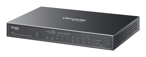 Tp-Link Omada 10-Port Easy Managed Gigabit Switch, Poe+(8), Sfp(1), Gbe(1), 63W, 5Yr