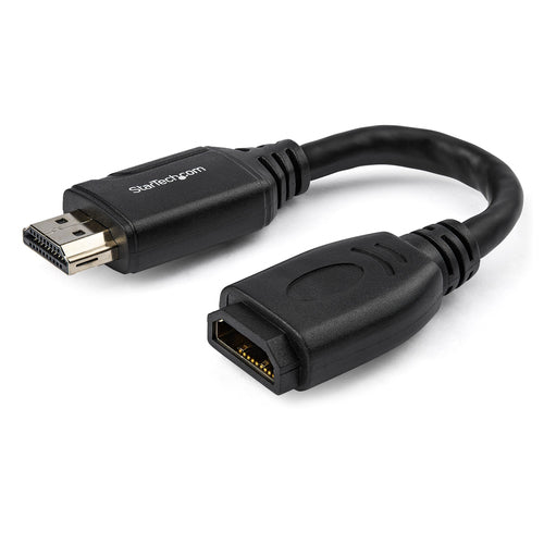 Startech 6In HDMI 2.0 Port Saver Cable - Gripping Connector - 4K 60Hz Ltw