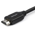 Startech 6In HDMI 2.0 Port Saver Cable - Gripping Connector - 4K 60Hz Ltw