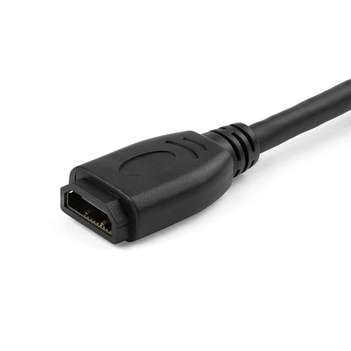Startech 6In HDMI 2.0 Port Saver Cable - Gripping Connector - 4K 60Hz Ltw