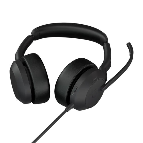 Jabra Evolve2 50 Corded Uc Stereo Anc Headset, Usb-C/A With Bluetooth (Req USB Connection)