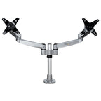 Startech Dual Monitor Desk Mount <30", <8Kg, Full Motion, Vesa, H/Adj, Silver, 10Yr