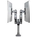 Startech Dual Monitor Desk Mount <30", <8Kg, Full Motion, Vesa, H/Adj, Silver, 10Yr