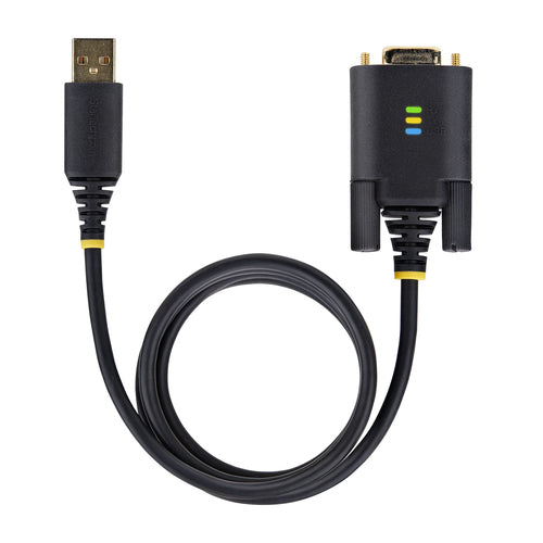 Startech 10Ft (3M) USB To Serial Adapter Cable, Com Retention, Interchangeable Screws/Nuts