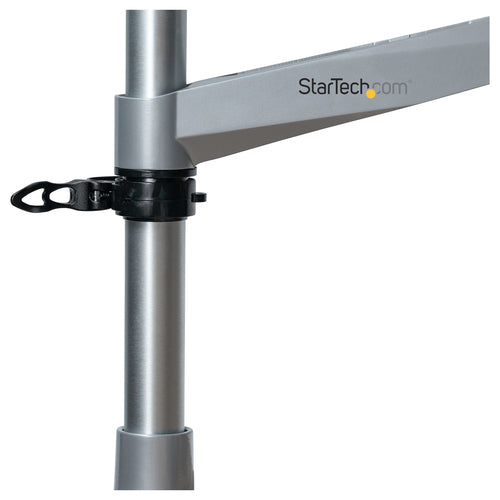 Startech Single Monitor Desk Mount <49", <14Kg, Full Motion, H/Adj, Vesa, Silver, 10Yr