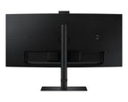 Samsung 34" Curve (21:9) Wqhd Va Monitor, Dp, Hdmi, Usb-C, Usb(2), Lan, Kvm, Webcam, 3Yr