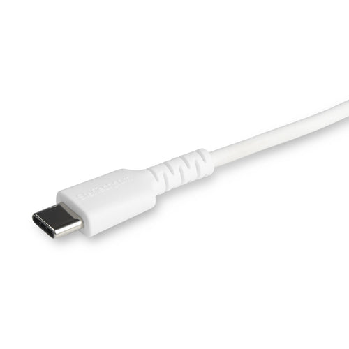 Startech 2M Usb-C To Lightning Charge/Sync Cable, Durable, Mfi, White, 2Yr
