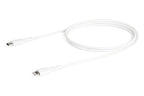 Startech 1M Usb-C To Lightning Charge/Sync Cable, Durable, Mfi, White, 2Yr