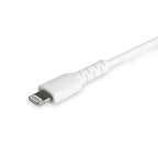 Startech 1M Usb-C To Lightning Charge/Sync Cable, Durable, Mfi, White, 2Yr