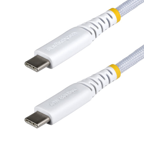 Startech 2M (6.6Ft) White Usb-C Charging Cable, USB C Cord, 60W/3A Pd, Ltw