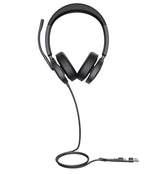 Yealink Wired (Uh48) Uc Stereoactive Noise Cancelling Headset With C To A Adapter