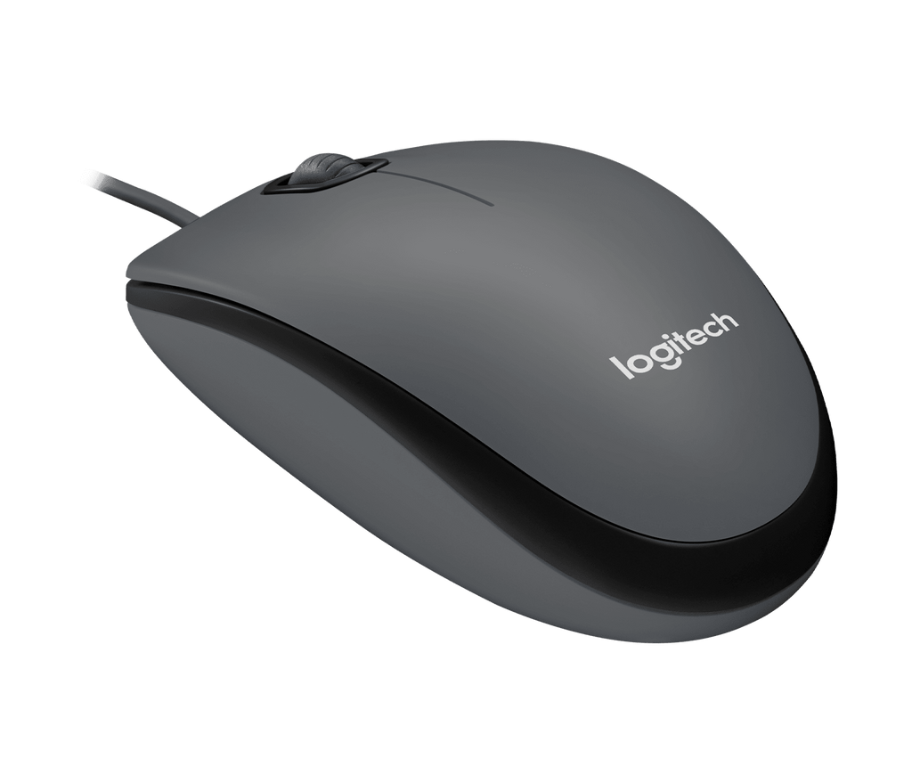 Logitech M90 Wired Mouse, Black