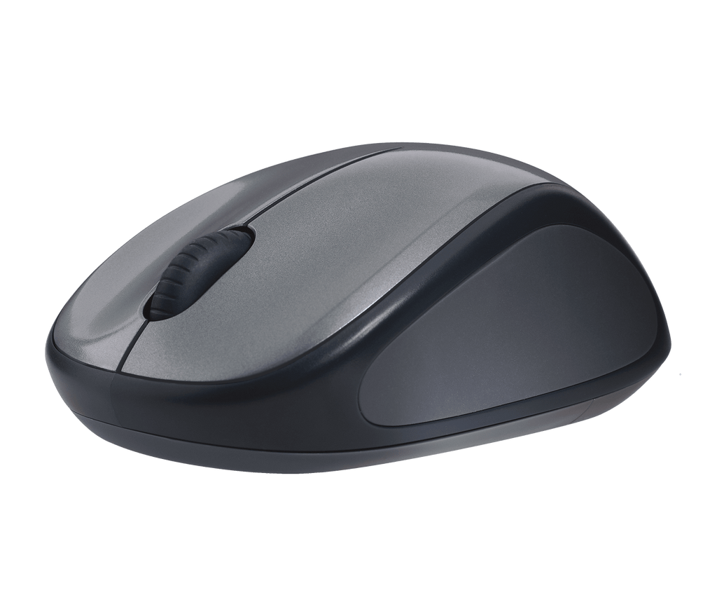 Logitech M235 Wireless Mouse, Black/Grey, Nano Receiver
