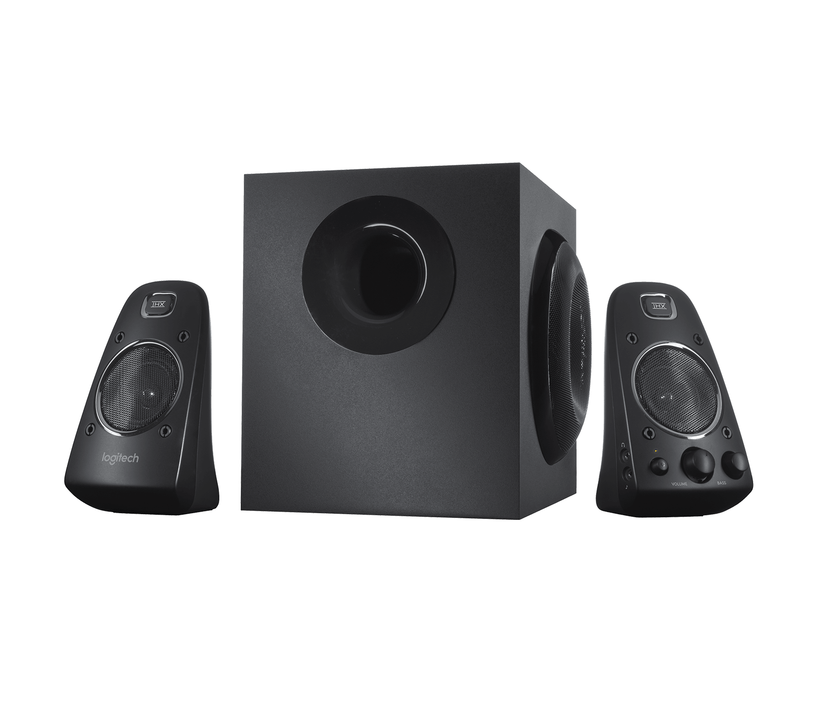 Logitech Z623 2.1 Speaker System, Rms(200W), 3.5Mm(2), Rca(1), Thx Certified, Black