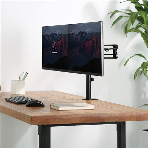 Startech Dual Monitor Desk Mount, Up To 32", Articulating, H/Adj, Vesa, 5Yr