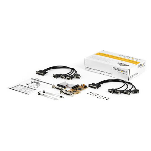 Startech 8 Port Pcie Rs232 Serial Adapter Card - Low Profile, Ltw