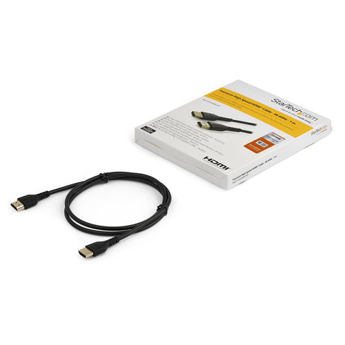 Startech 1M High Speed HDMI 2.0 Cable, M/M, 4K 60Hz, Ethernet, Rugged, Black, Ltw