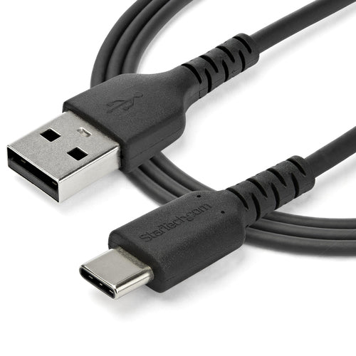 Startech 1M Usb2.0 To Usb-C Cable, Durable, 60W Capacity, Black,Ltw