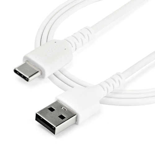 Startech 1M Usb2.0 To Usb-C Cable, Durable, 60W Power Passthrough, White, Ltw