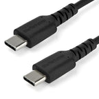 StarTech 2M USB-C 2.0 Cable, Durable, 60W Passthrough, Black, Ltw