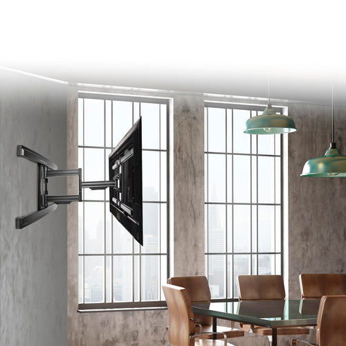Startech Tv Wall Mount, Full Motion, <80", <50Kg, Up To 600X400 Vesa, Black, 5Yr