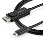 Startech 2M Usb-C (T/Bolt3) To Dp1.4 Adapter Cable, 4K, 3Yr