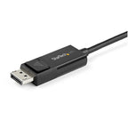 Startech 1M Usb-C (T/Bolt3) To Dp1.2 Adapter Cable, 4K, Bi-Direct, 3Yr