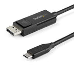 StarTech 2M USB-C (T/Bolt3) To Dp1.2 Adapter Cable, 4K